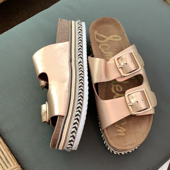 Sam Elelman rose gold platform sandals - Picture 4 of 4